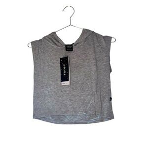 Terez Girls Hooded Tank Top | Size Medium | NWT